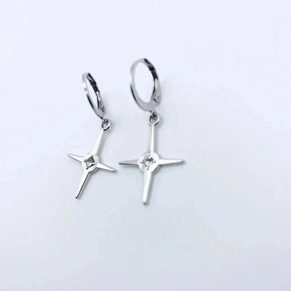 𝅺STAR Hoops Earrings